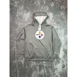 NWT Pittsburgh Steelers Nike Performance Pullover Hoodie Gray XL